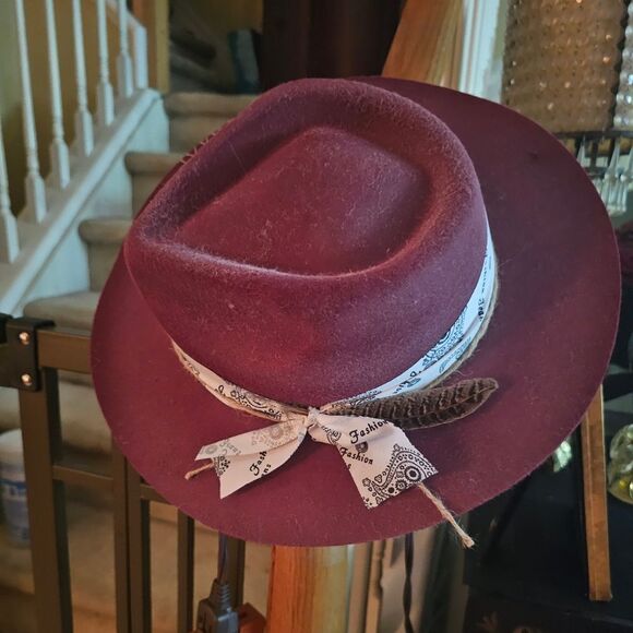 BOHO DECORATED FEDORA - Picture 6 of 6